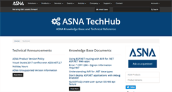 Desktop Screenshot of devnet.asna.com