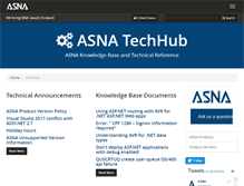 Tablet Screenshot of devnet.asna.com